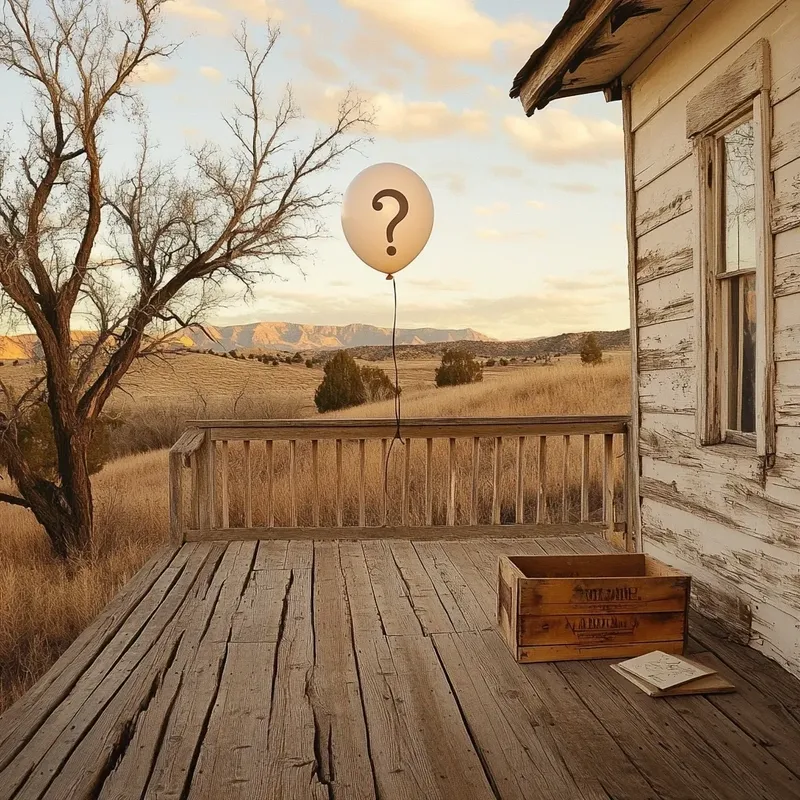 Balloon with question mark