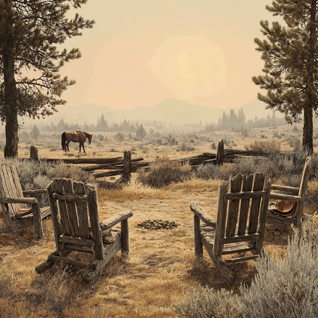 Chairs in the high desert