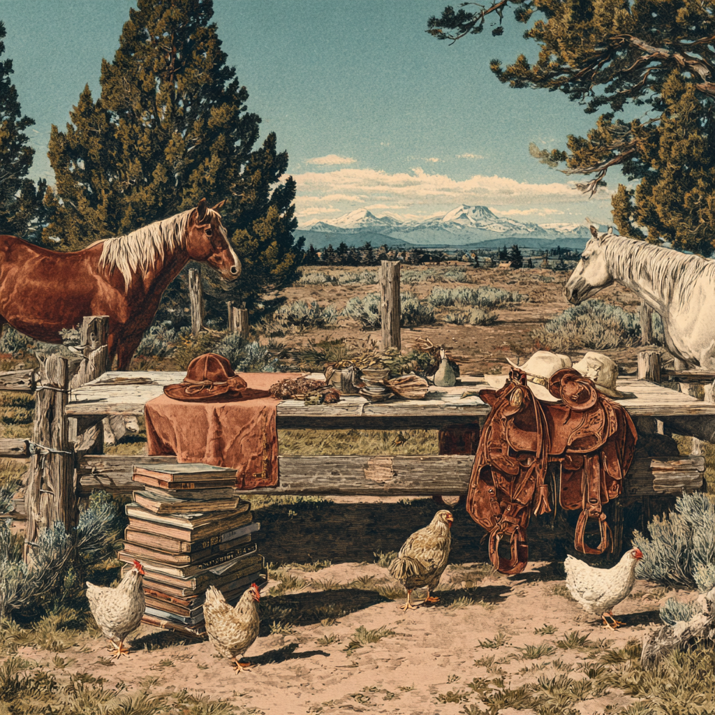 Horses and books