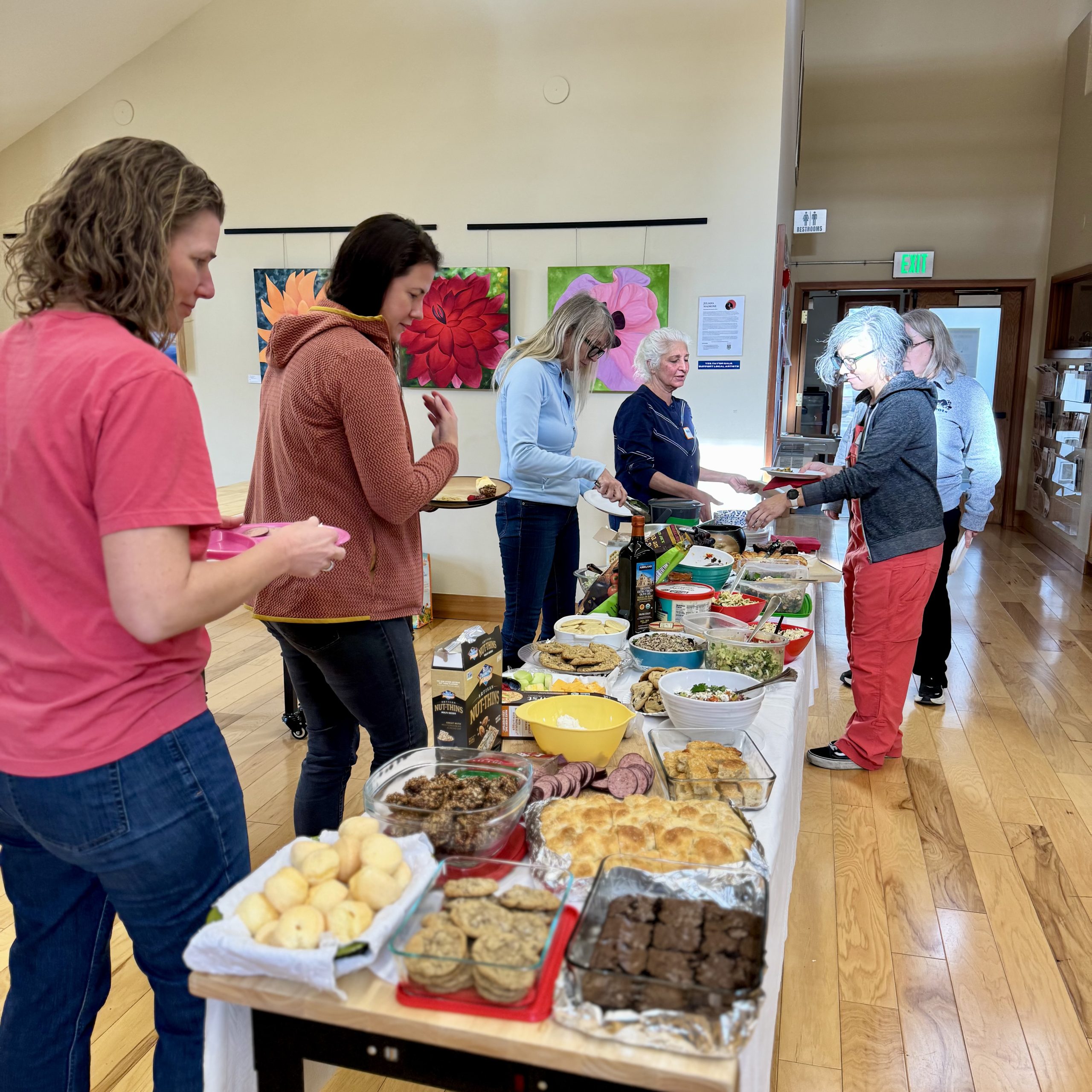 Potluck table